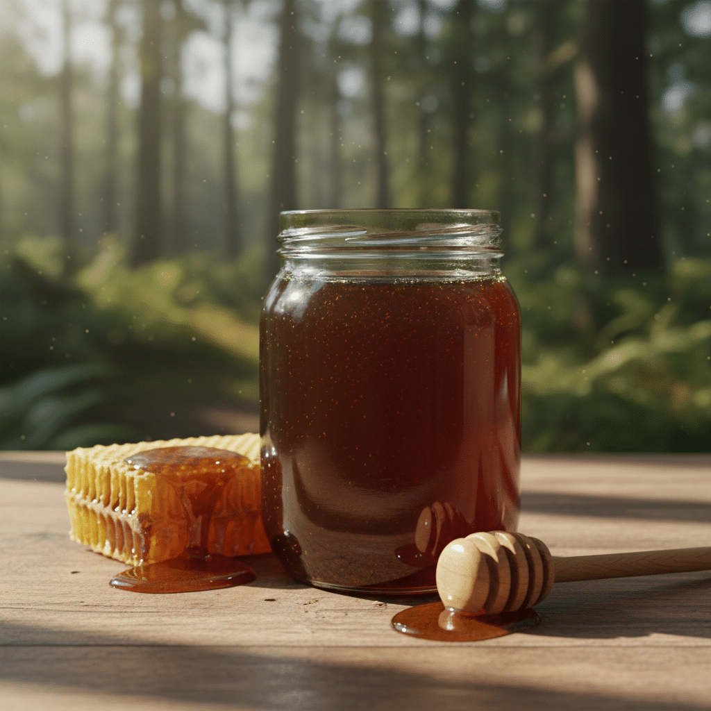 Pure Wild Small Bee Honey – Premium Natural Harvest SIDR PURE BIG BEE (JANGLI BERY HONEY) - Image 1